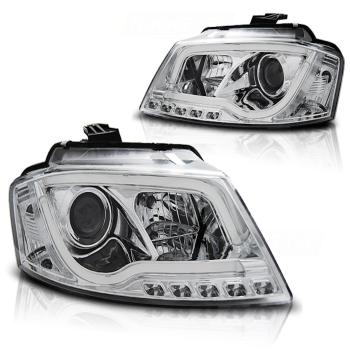 Scheinwerfer DRL LED Tagfahrlicht für Audi A3 8P 8PA Bj. 08-12 Chrom LTI